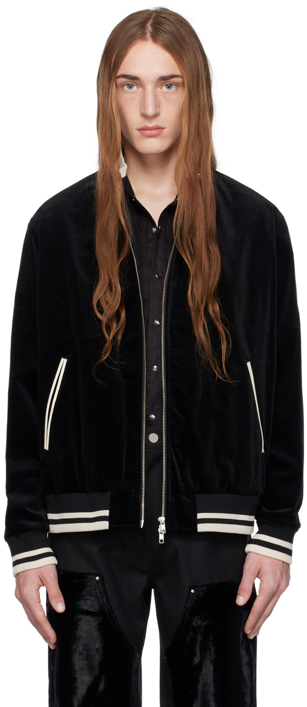 Black Striped Track Jacket