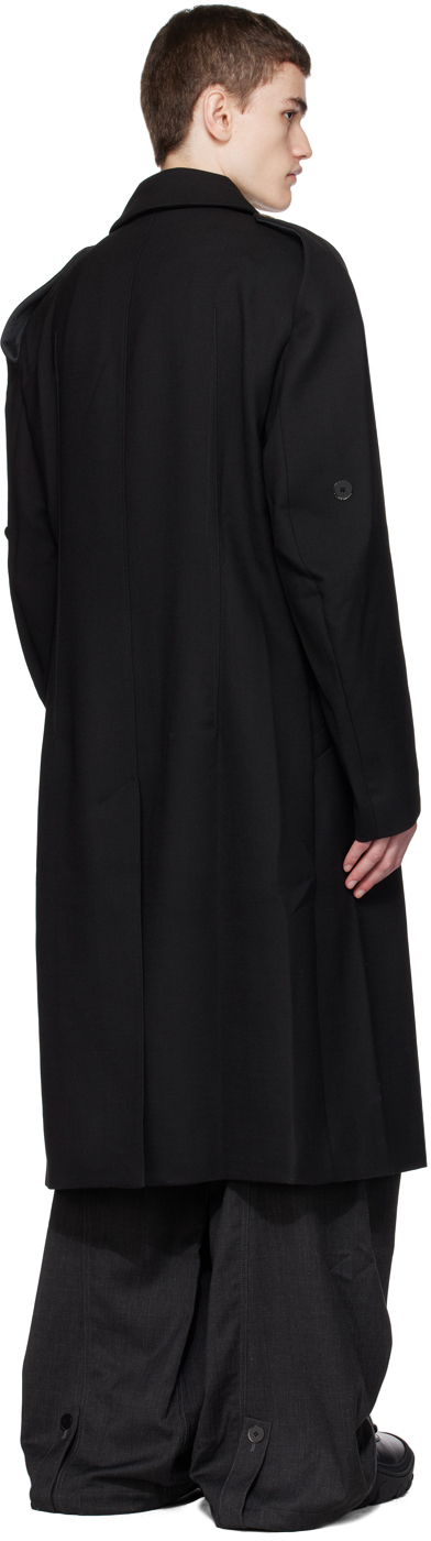 Kiko Kostadinov Black Critias Coat | Smart Closet