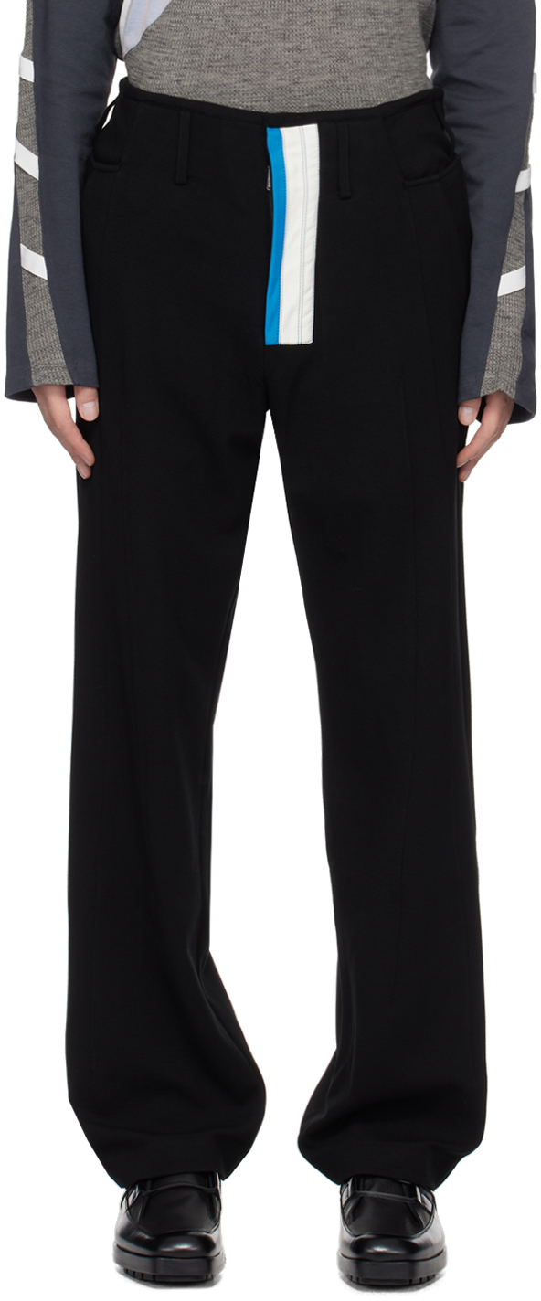 Black Diotima Trousers by Kiko Kostadinov on Sale