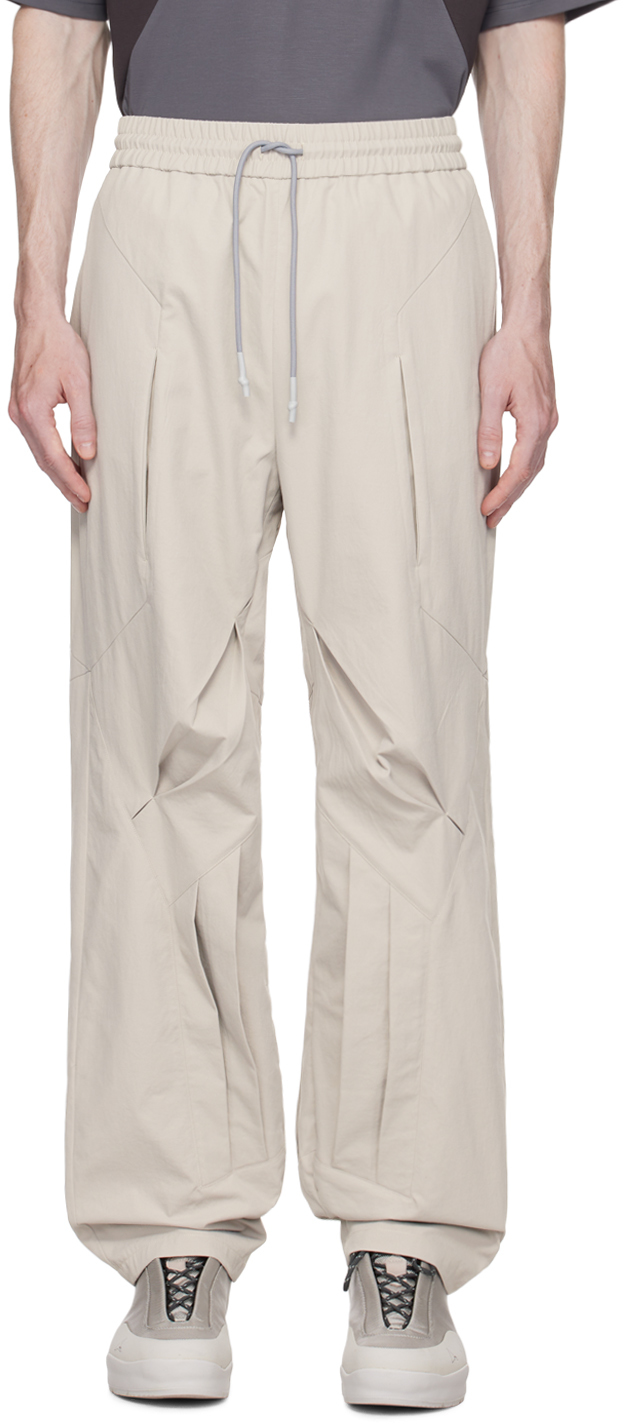 Gray Tight End Trousers