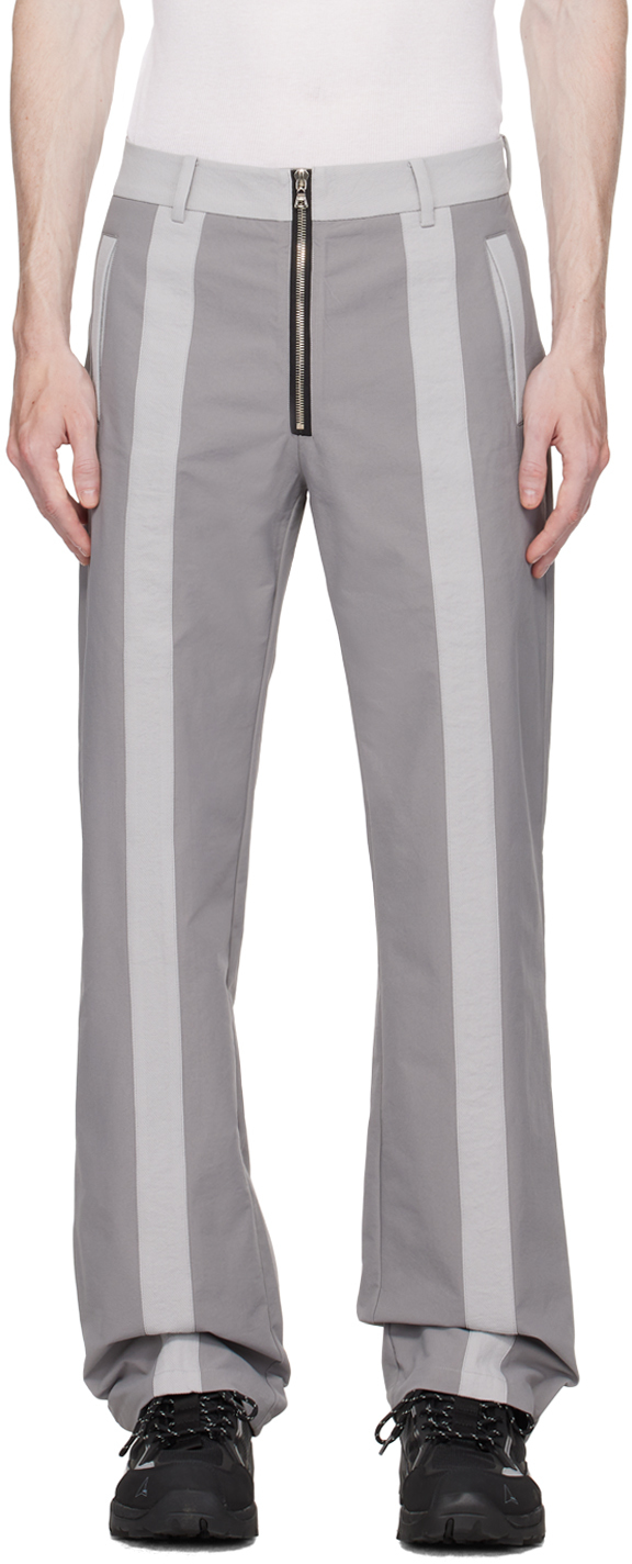 Gray Linebacker Trousers