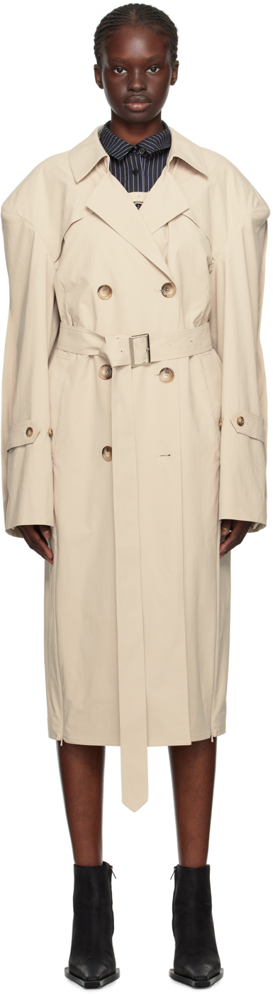 Beige Trench Coat