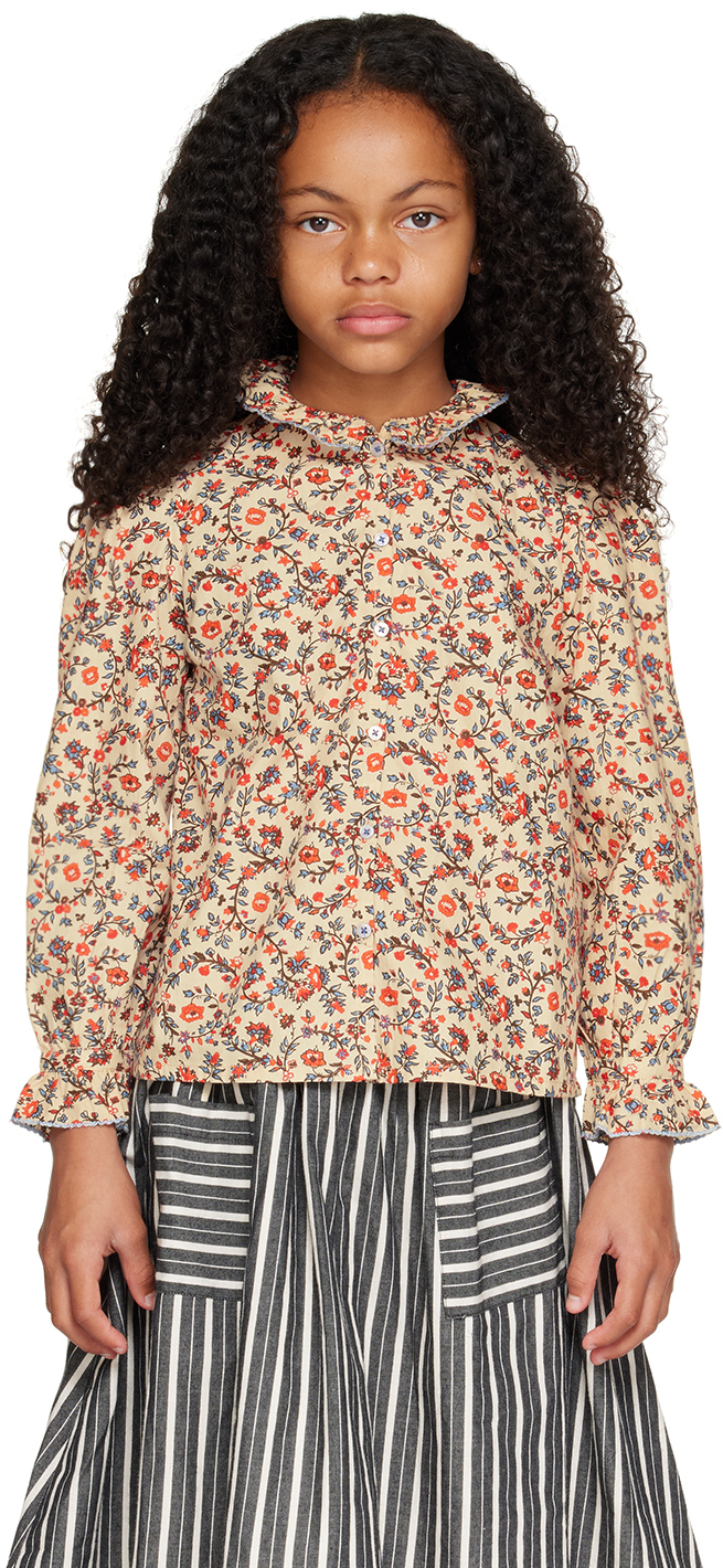 CARAMEL vintage floral ブラウス　３Ｙ CARAMEL vintage floral ブラウス 3Y | 販売人気商品 最大