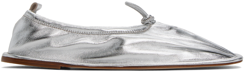 HEREU SSilver Puntera Ballerina Flats