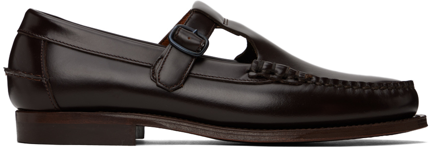 HEREU: Brown Alber Loafers | SSENSE