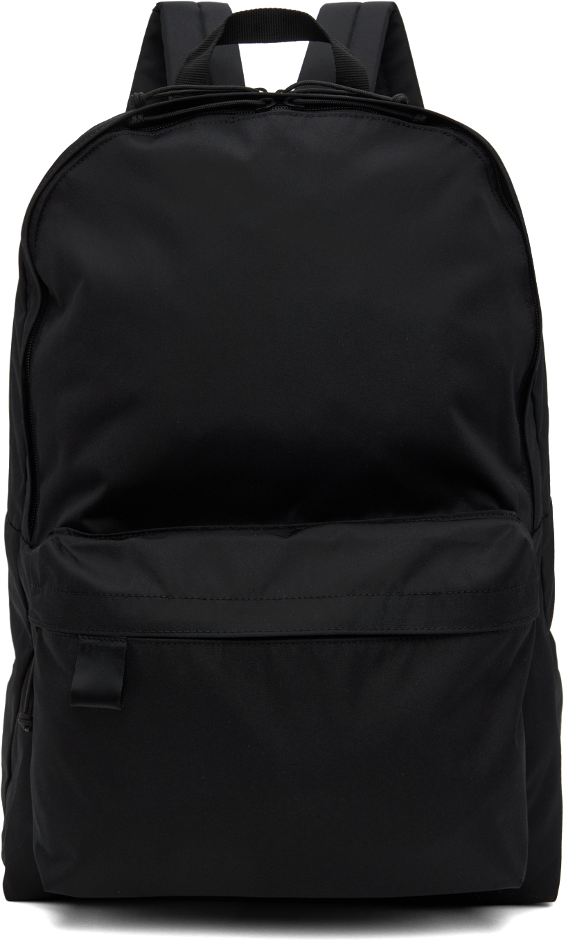 N.Hoolywood: Black Extra Large Backpack | SSENSE Canada