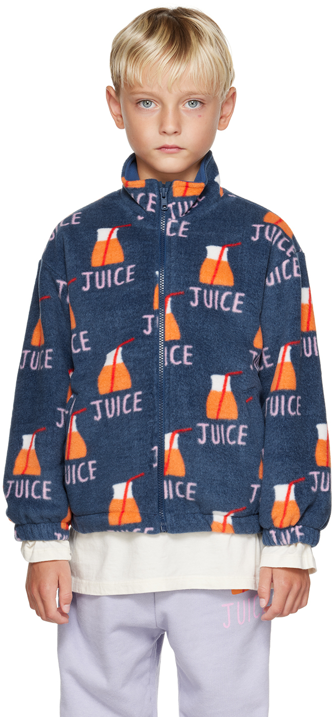 Kids Navy 'Juice' Jacket by Jellymallow on Sale