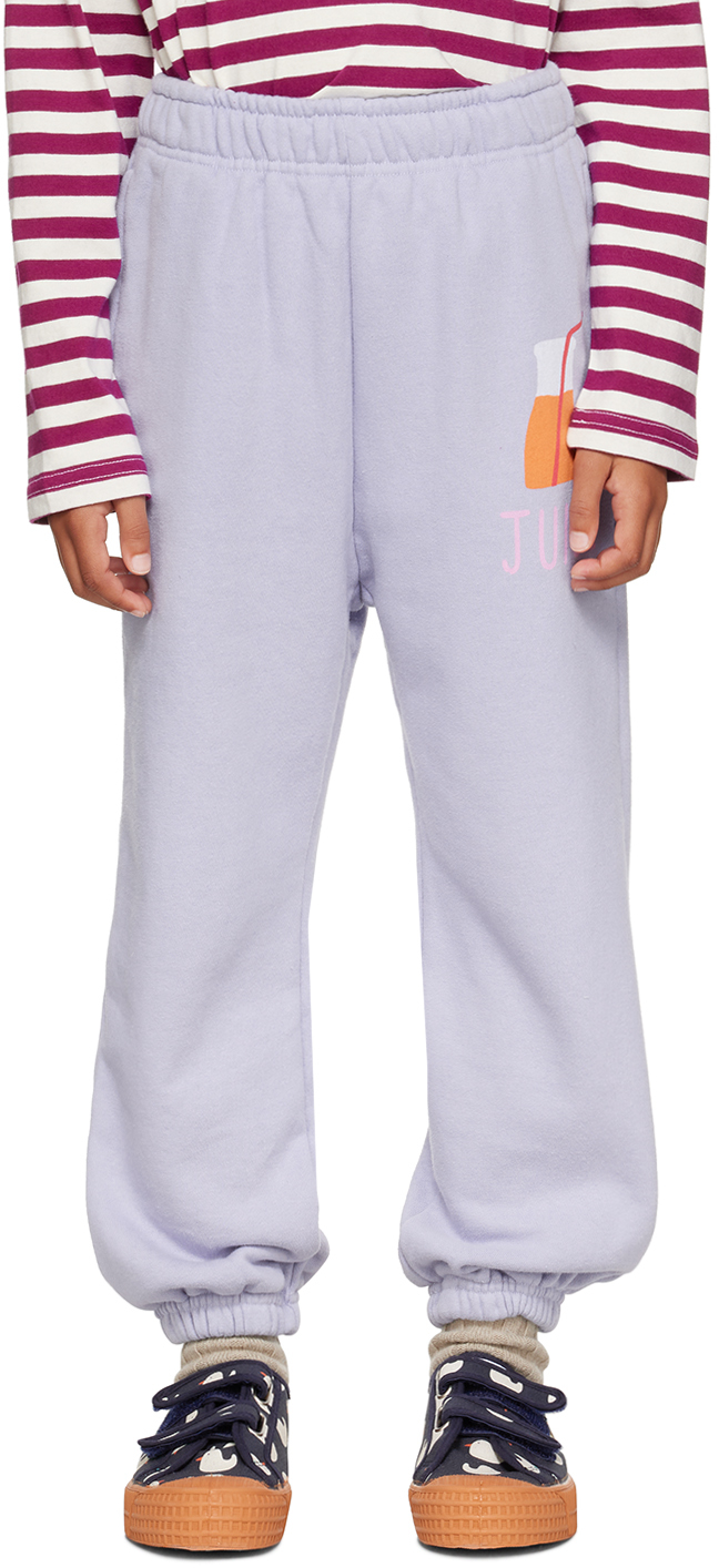 Jellymallow Kids Purple 'juice' Lounge Pants In Lilac