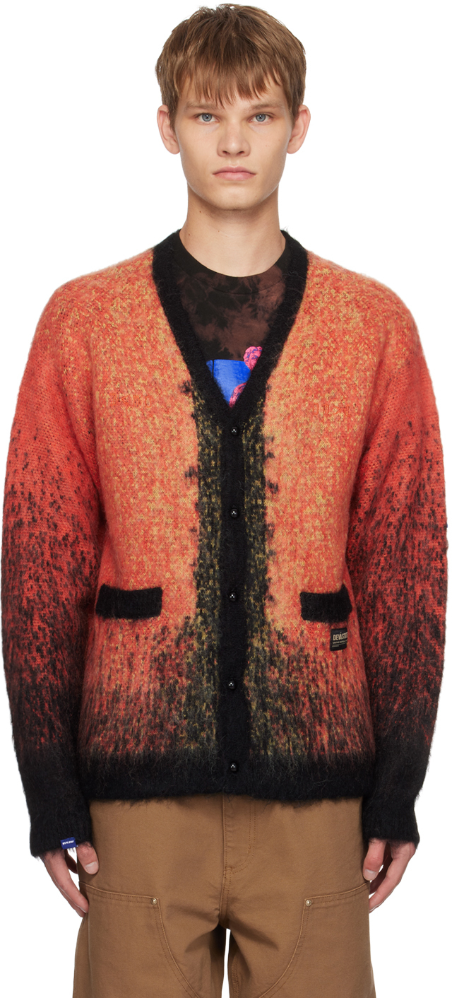 DEVÁ STATES: Multicolor Jacquard Cardigan | SSENSE Canada