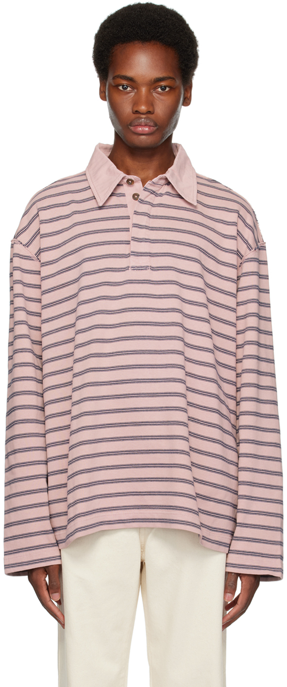HOPE Pink & Navy Lamp Polo