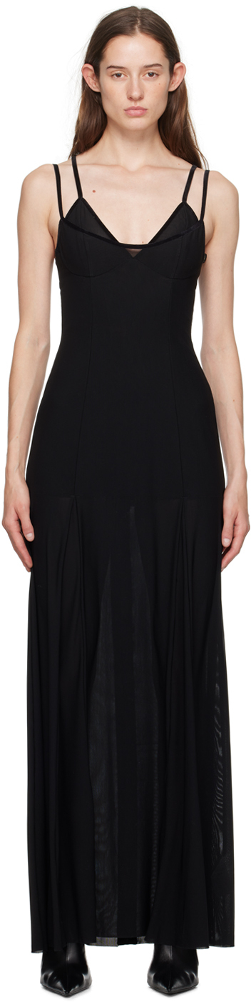 Black Leander Maxi Dress by CAMILLA AND MARC on Sale