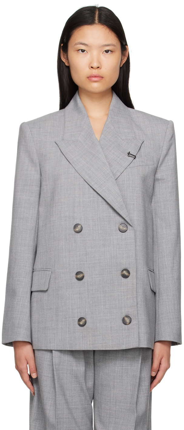 Gray Lazlo blazer by CAMILLA AND MARC on Sale