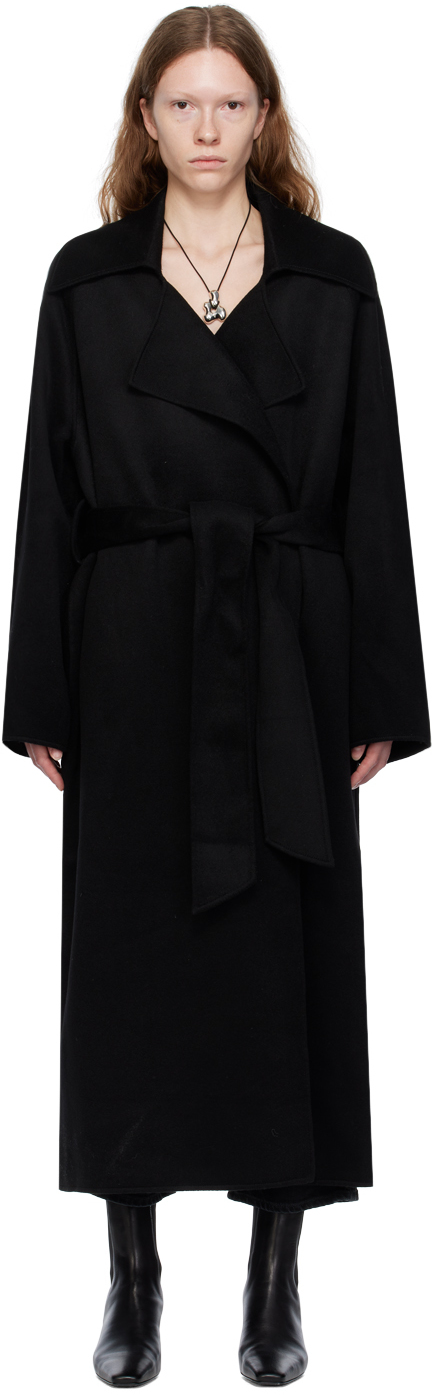 Black Avalon Coat by CAMILLA AND MARC on Sale