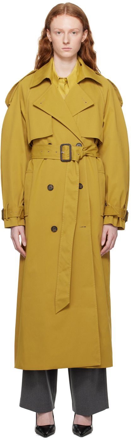 Yellow Fontanna Trench Coat