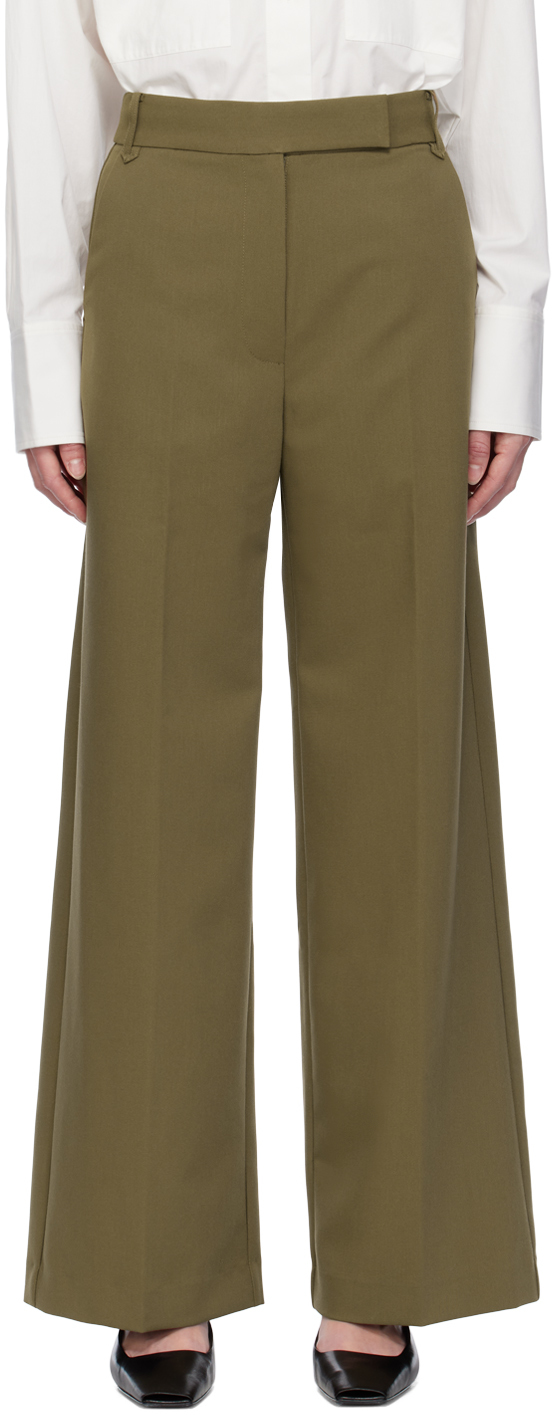 Brown Cicely Trousers by CAMILLA AND MARC on Sale