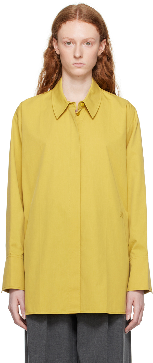 Camilla And Marc Cotton-blend Avani Shirt In L10 Soft Mustard