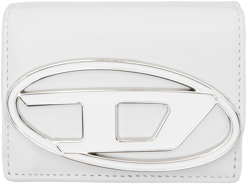 Diesel White 1dr Trifold Wallet In T1003