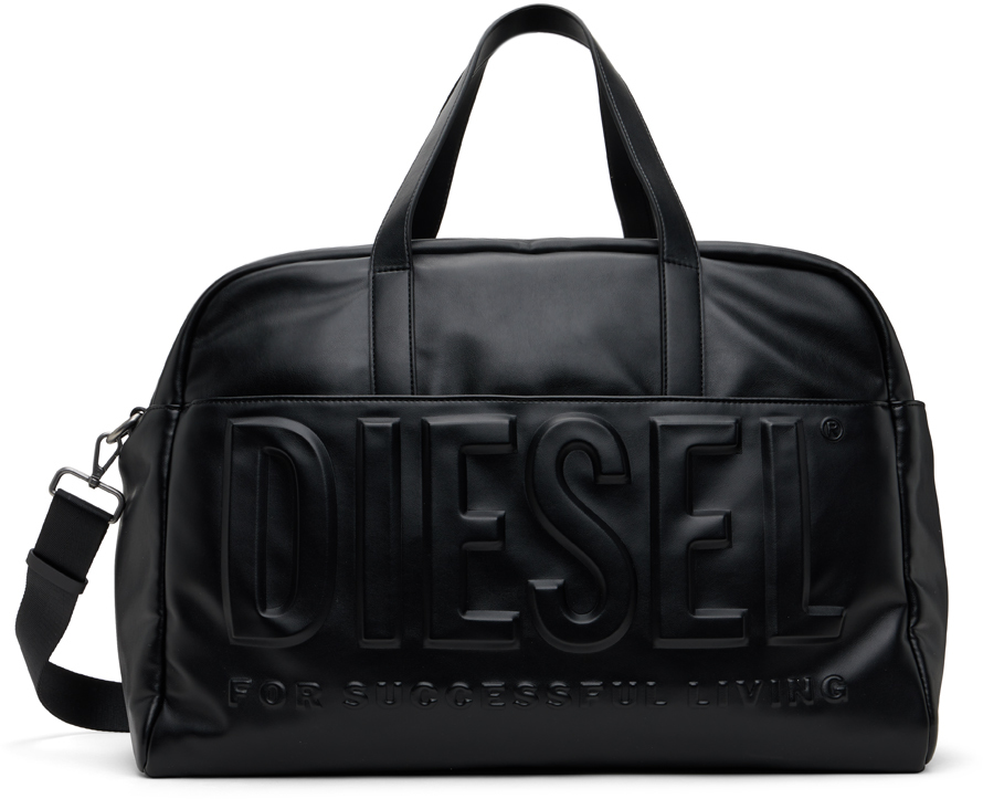 Diesel Black Dsl 3d Duffle Bag In T8013