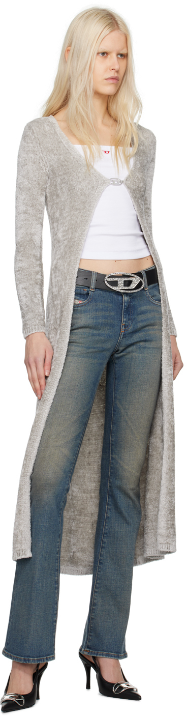 Diesel Carol Logo-plaque Cardigan In 72s