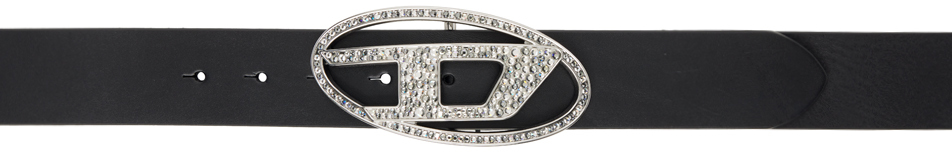 Diesel: Black B-1dr Strass Belt | SSENSE