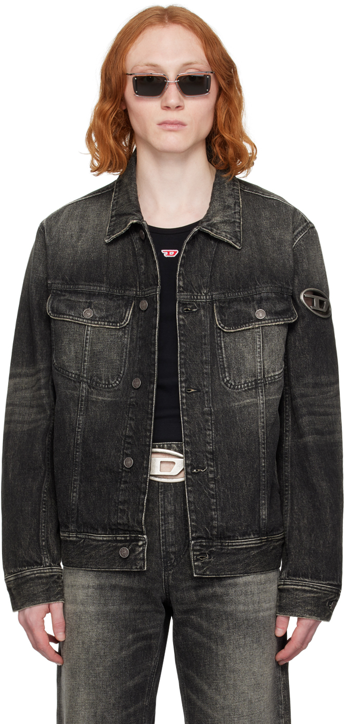 Diesel denim jacket clearance black