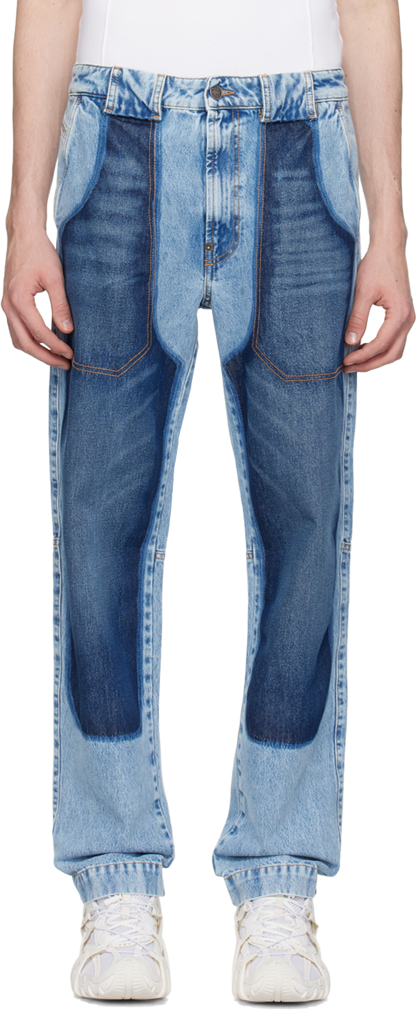 Blue D-P-5-D Jeans