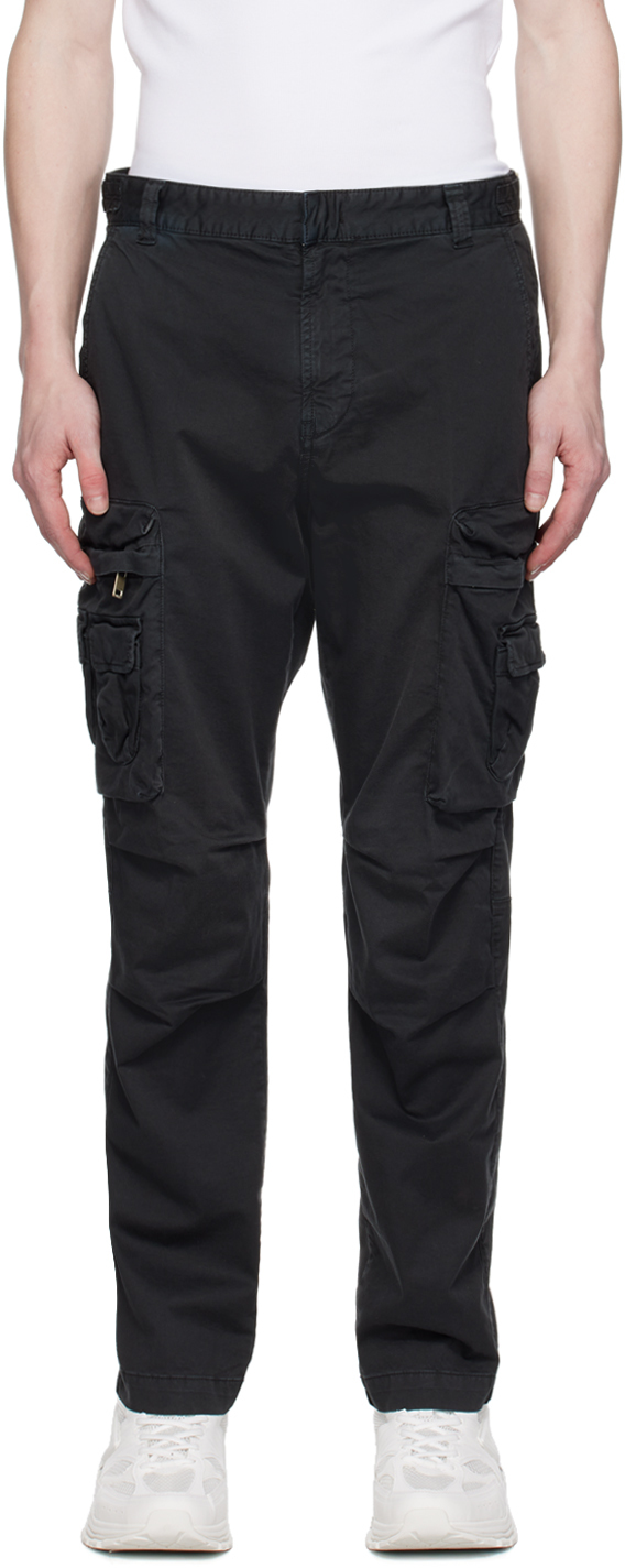 Black P-Argym-New-A Cargo Pants