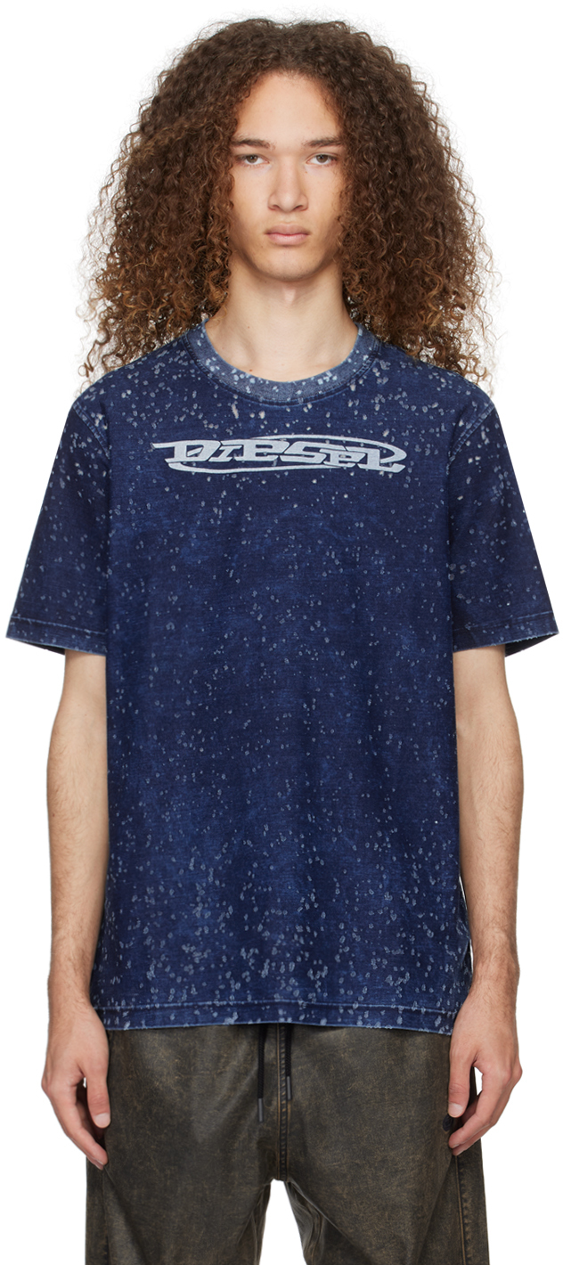 Diesel blue t clearance shirt