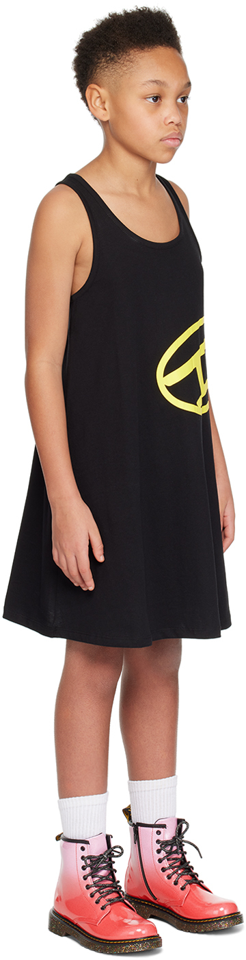 DIESEL KIDS BLACK MCUDEMMY DRESS