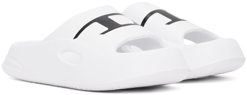 Diesel Chuncky D Branded Slide Slippers In H1527