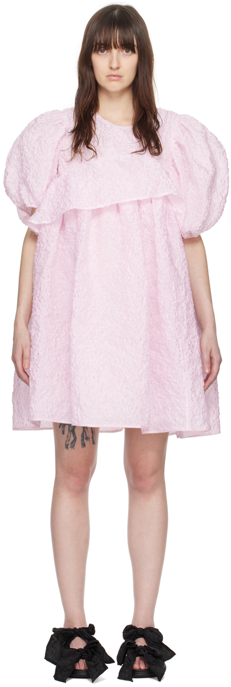 Cecilie Bahnsen Pink Ultima Minidress In Rosewater