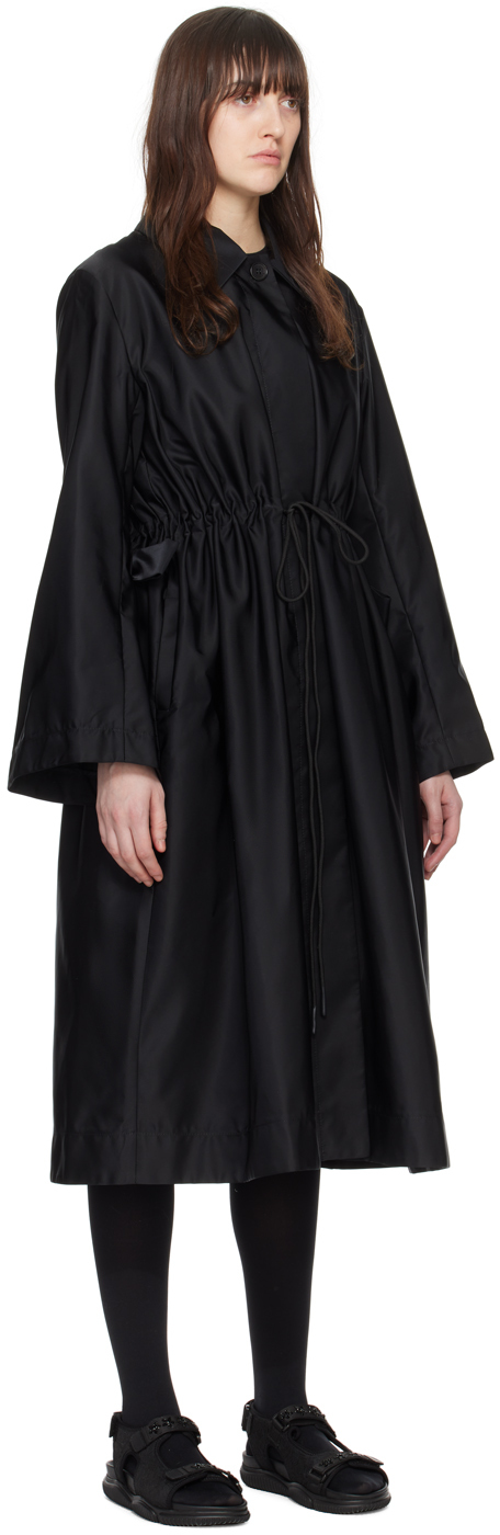 Cecilie Bahnsen VANIA コート Cecilie Bahnsen Black Vania Coat | Smart Closet