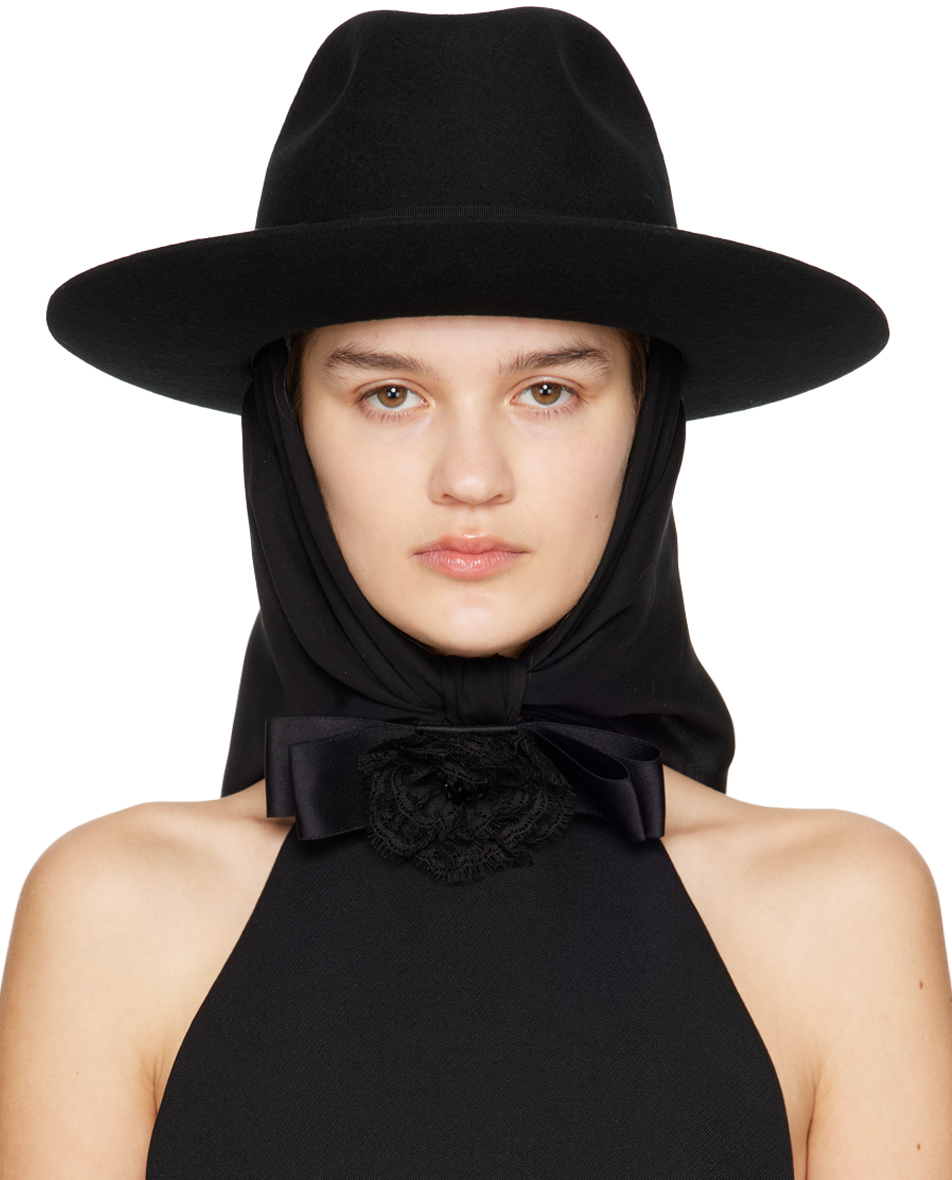 Black Wool Felt Fedora by Dolce&Gabbana on Sale