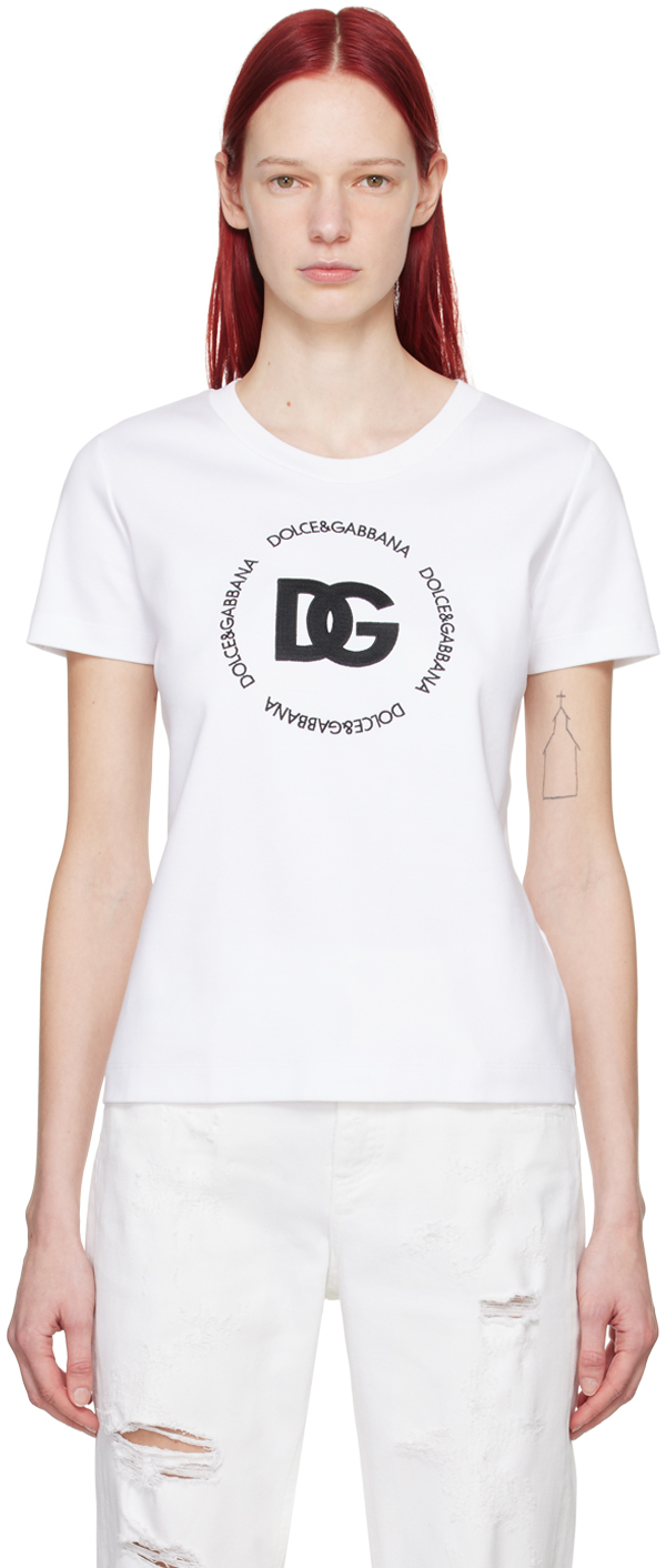 StclaircomoShops - Women's Clothing - shirt with logo, DOLCE & GABBANA  zip-detail pointed pumps Nero