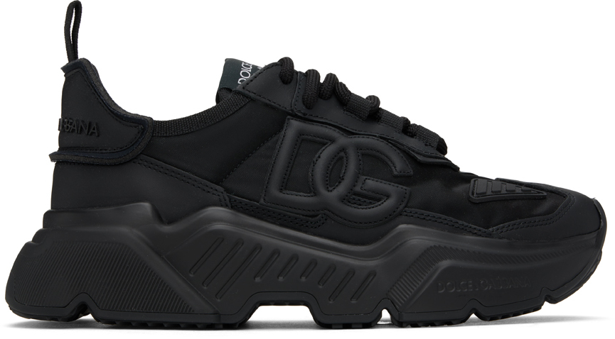 Shop Dolce & Gabbana Black Daymaster Sneakers In 80999 Nero