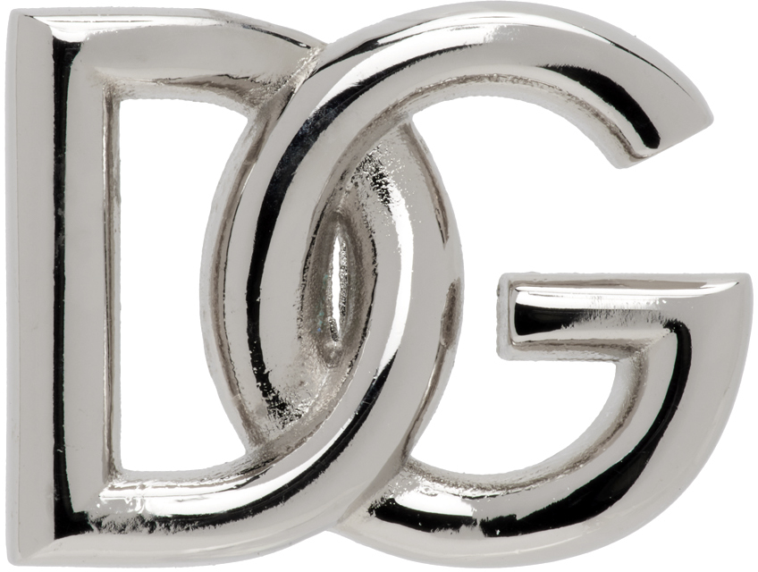 Silver DG Logo Pin
