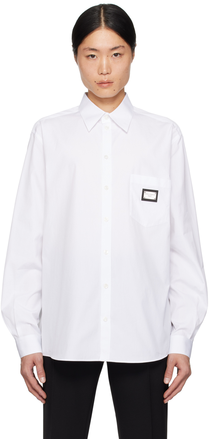 White Martini-Fit Shirt