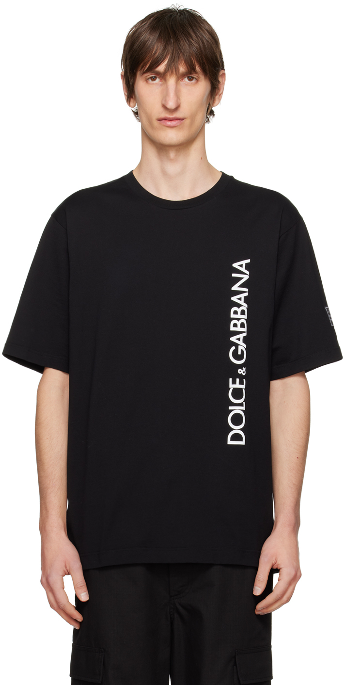 Dolce & Gabbana Black Printed T-shirt