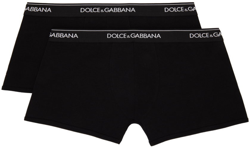 Dolce & Gabbana Green Logo Boxers (2 Pack)