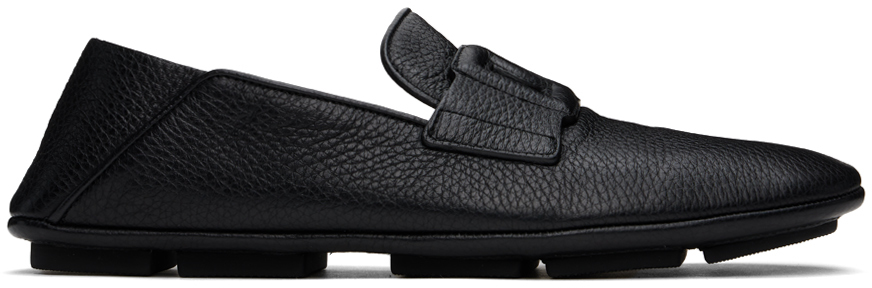 Black Driver Loafers