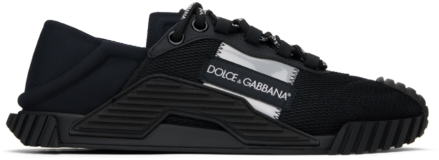 Shop Dolce & Gabbana Black Ns1 Sneakers In 8b956 Nero/nero