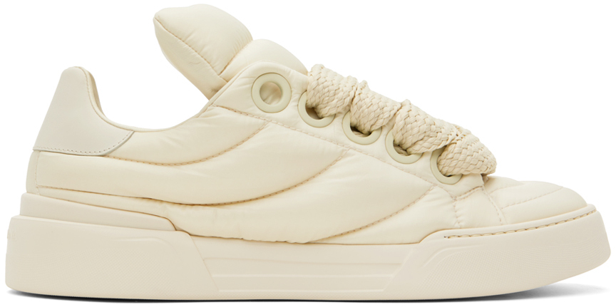 Dolce & Gabbana Off-White New Roma Sneakers