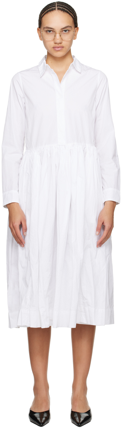 White Heylayane Midi Dress
