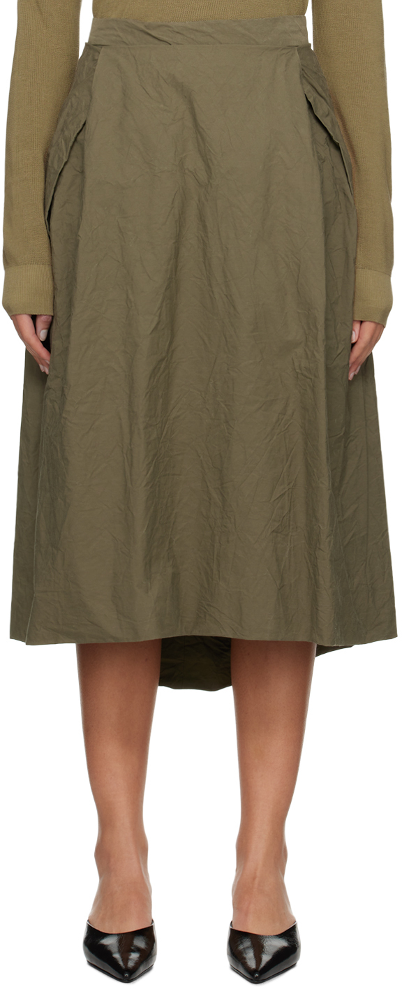 Green Moon Midi Skirt