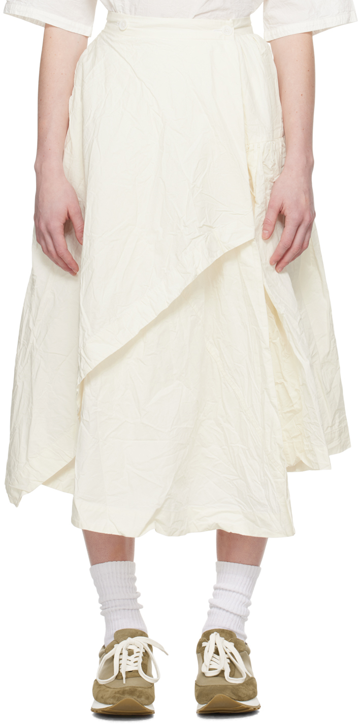 White Javeline Midi Skirt