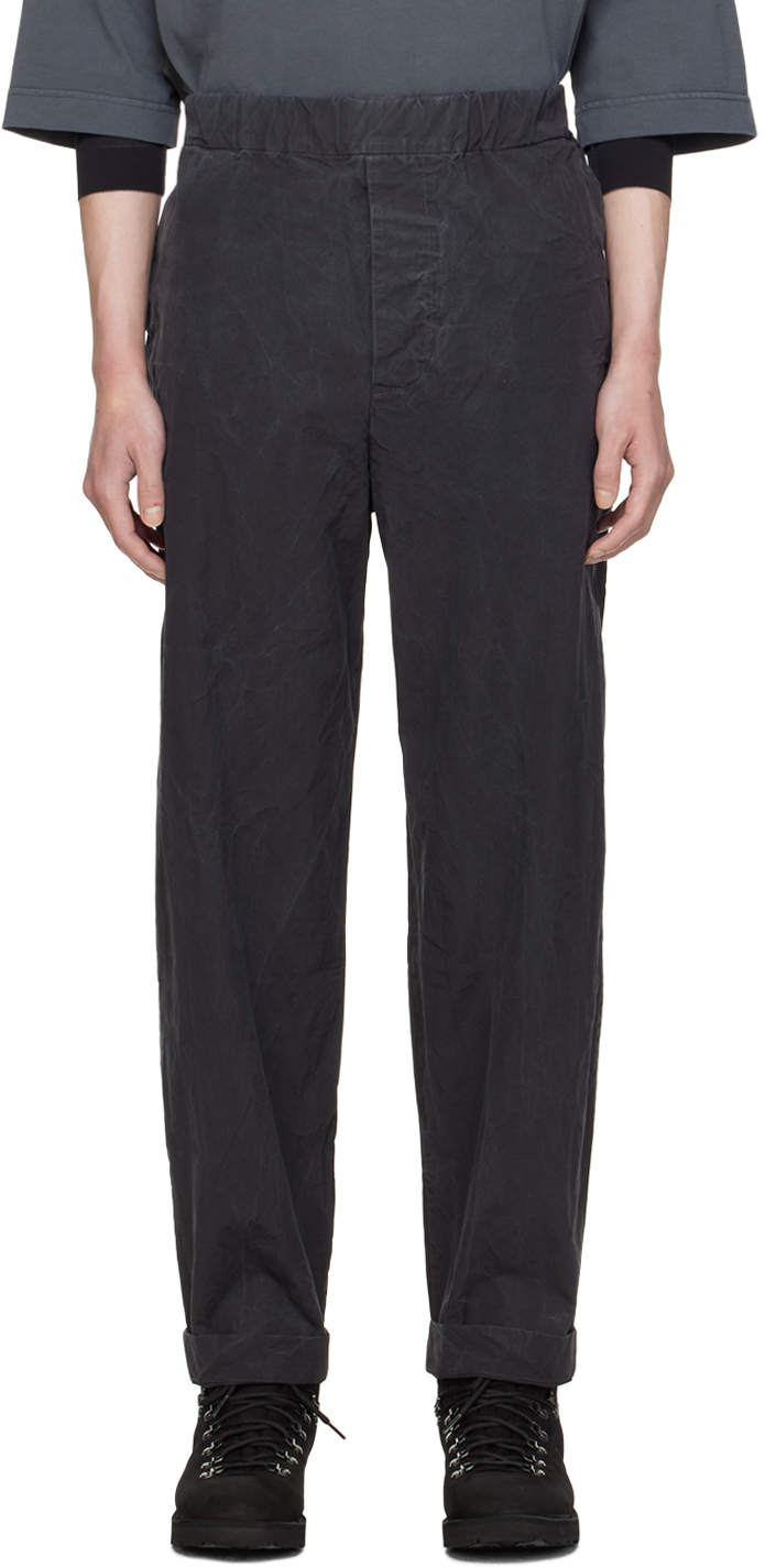 Black Jog Ah Trousers by CASEY CASEY on Sale