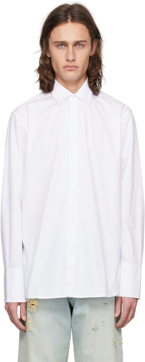 White Embroidered Shirt