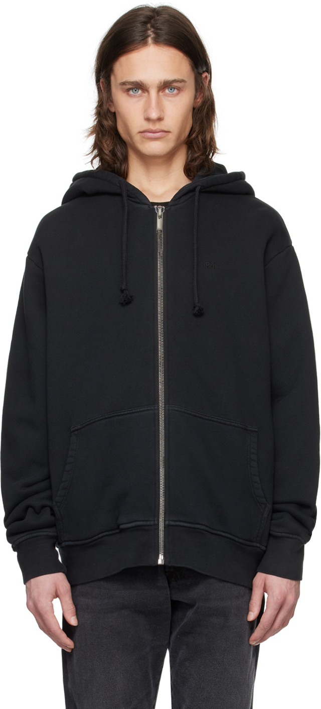 Black Zip Hoodie