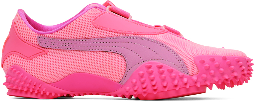 Shop Puma Pink Mostro Ecstacy Sneakers In Pink Delight-poison