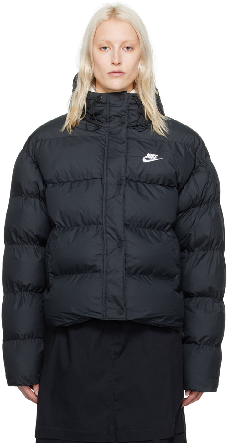 Nike: Black Metro Puffer Jacket | SSENSE